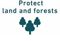 Protect land and forests