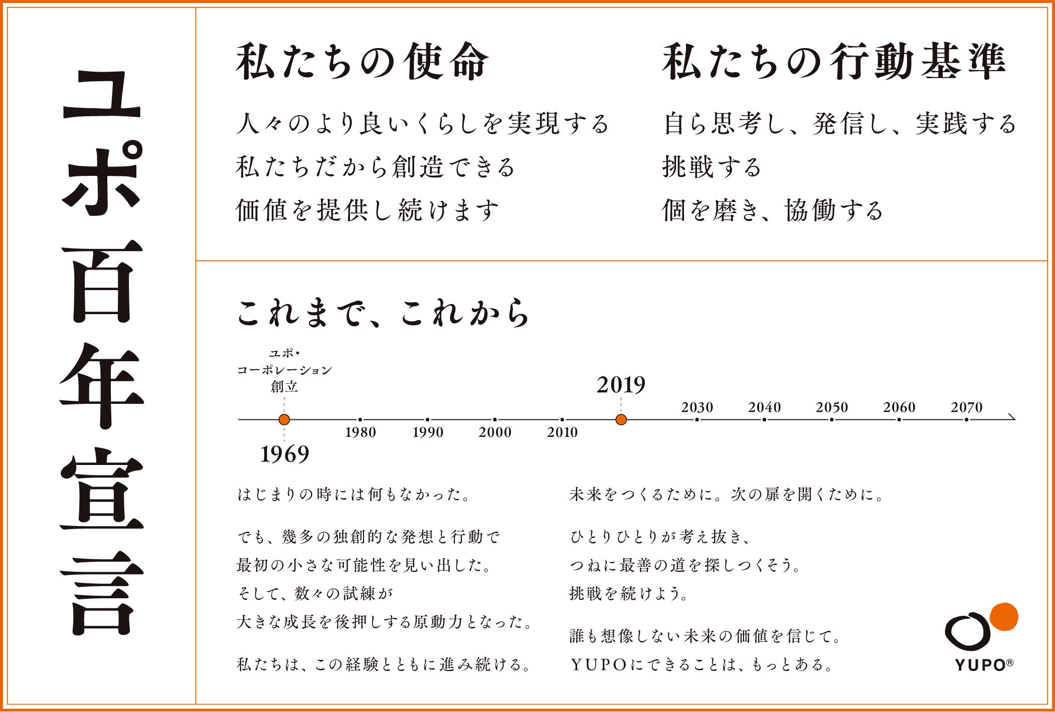 ユポ百年宣言